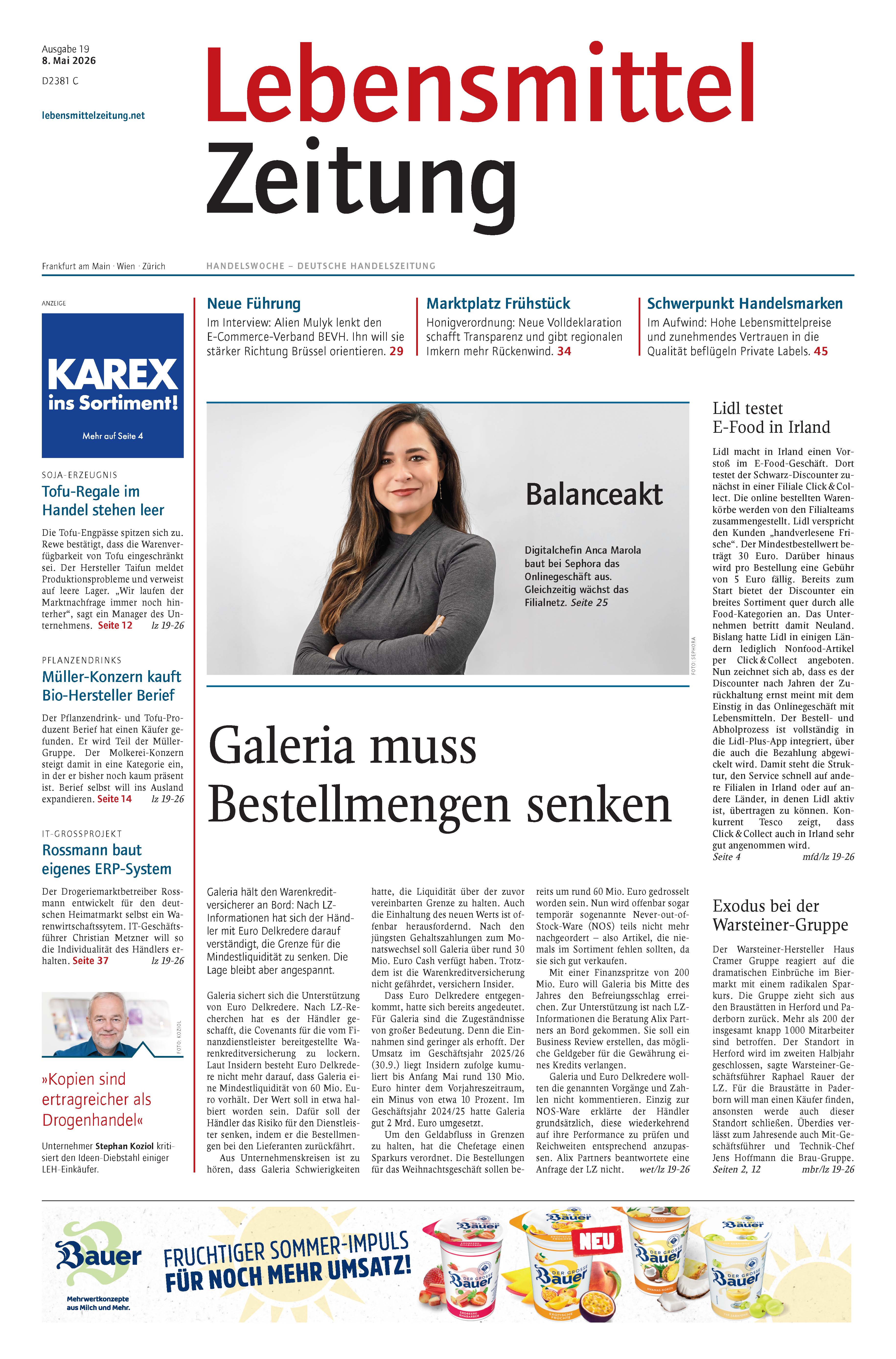 Lebensmittel Zeitung 